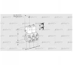 VCS1E15R/15R05NNWGL8/PPPP/PPPP (88104920) Сдвоенный газовый клапан Kromschroder