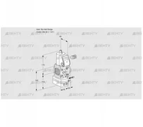 VAG2-/40R/NKAE (88002110) Газовый клапан с регулятором соотношения Kromschroder