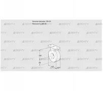 BVG50/40Z05 (88300128) Дроссельная заслонка Kromschroder