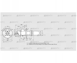 BIC 80LB-0/35-(59)F (84032119) Газовая горелка Kromschroder