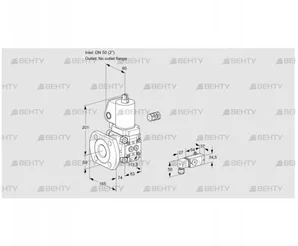 VAS350/-F/NKGL (88026081) Газовый клапан Kromschroder