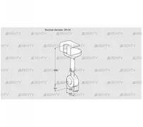 BVHR50W01A (88302701) Дроссельная заслонка Kromschroder