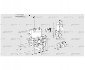 VCG3E50R/50R05NGNVWL/3-ZS/PP3- (88106664) Клапан с регулятором соотношения Kromschroder