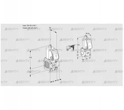 VAS1E20R/20R05FNWR/PP/BS (88103632) Газовый клапан Kromschroder