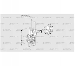 VAS125/-R/NW (88013203) Газовый клапан Kromschroder