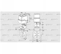 IDR200Z03D100AS/50-60W30TR10 (88303535) Дроссельная заслонка Kromschroder