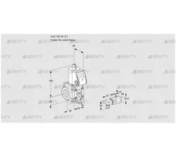 VAS350/-R/NW (88029654) Газовый клапан Kromschroder