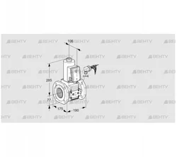 VAS665F05NQE/PP/PP (88203458) Газовый клапан Kromschroder