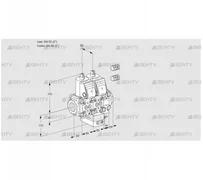 VCH2E50R/50R05NHEVWR3/PPPP/PPPP (88105648) Клапан с регулятором расхода Kromschroder