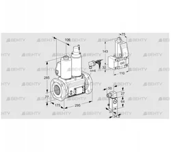 VCS665F05NLWLE/PPB-/3-PP (88207499) Сдвоенный газовый клапан Kromschroder