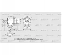 ZIO 200KB-150/135-(34)D (84277026) Газовая горелка Kromschroder