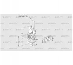 VAG2-/40R/NWAE (88032904) Газовый клапан с регулятором соотношения Kromschroder