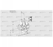 VCH1E15R/15R05NHEVWR6/PPPP/PPPP (88103044) Клапан с регулятором расхода Kromschroder