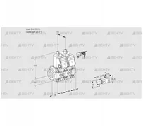 VCS1E25R/25R05NNWR/3-PP/2-PP (88106982) Сдвоенный газовый клапан Kromschroder