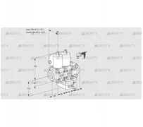 VCH2E40R/40R05NHEVWL/PPPP/PPPP (88100892) Клапан с регулятором расхода Kromschroder