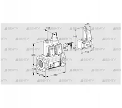 VCS8100F05NLWRE/PPZ-/PPPP (88205003) Сдвоенный газовый клапан Kromschroder