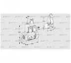 VCS665F05NLKR3E/PPPP/PPZ- (88204015) Сдвоенный газовый клапан Kromschroder