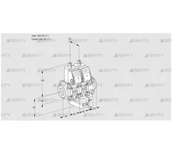 VCH1T25N/25N05NHAVQR/PPPP/PPPP (88101134) Клапан с регулятором расхода Kromschroder