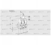 VCS1E25R/25R05NLWSR3/PPPP/PPPP (88102738) Сдвоенный газовый клапан Kromschroder