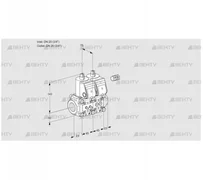 VCS1E20R/20R05NNWR/MMPP/PPPP (88106932) Сдвоенный газовый клапан Kromschroder