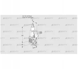 VAS3-/LQ (88000053) Газовый клапан Kromschroder