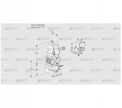 VAG1-/15R/NWSRBE (88019833) Газовый клапан с регулятором соотношения Kromschroder