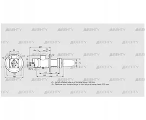 BIC 50RG-500/535-(40)D (84030163) Газовая горелка Kromschroder