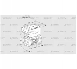 IFC350/50F05-40MMPP/20-30W3TR10-I (88303109) Регулирующий клапан с сервоприводом Kromschroder