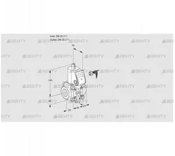 VAS125R/NW (88012708) Газовый клапан Kromschroder