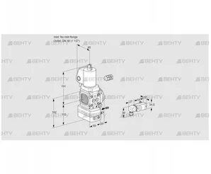 VAG2-/40R/NWSLAK (88032859) Газовый клапан с регулятором соотношения Kromschroder