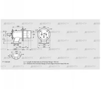 ZIO 165RBZ-100/85-(38)D (84099746) Газовая горелка Kromschroder