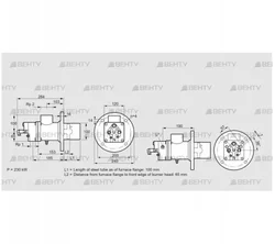 BIO 100KB-100/85-(41E)E (84199147) Газовая горелка Kromschroder