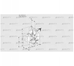 VAG350F/NWAE (88025082) Газовый клапан с регулятором соотношения Kromschroder