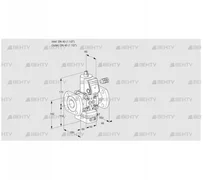 VAD240F/NW-100A (88008839) Газовый клапан с регулятором давления Kromschroder