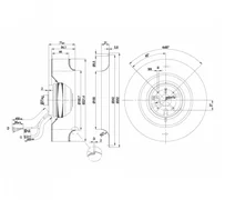 Центробежный вентилятор ebmpapst R2E220AA4071