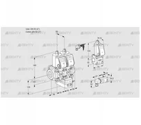 VCG3E50R/50R05NGEWR/-3PP/PPZS (88100801) Клапан с регулятором соотношения Kromschroder