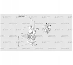 VAD1-/25R/NW-50A (88001393) Газовый клапан с регулятором давления Kromschroder