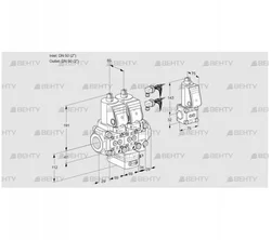 VCG2E50R/50R05NGEVWSR8/PPPP/PPBS (88105273) Клапан с регулятором соотношения Kromschroder