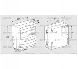 BCU465W2P3C0D0000K1E0-/LM400WF3O0E0- (88680211) Блок управления горением Kromschroder