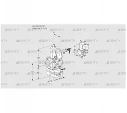 VAG115R/NWBE (88003942) Газовый клапан с регулятором соотношения Kromschroder