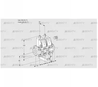 VCG1E25R/25R05NGEVWR/PPPP/PPPP (88103441) Клапан с регулятором соотношения Kromschroder