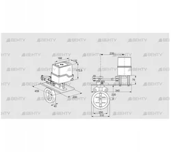 IDR250Z03D350GDW/50-30W20E (88302626) Дроссельная заслонка Kromschroder