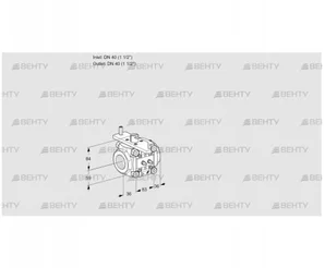 VFC340/40R05-25MMPP (88302795) Регулирующий клапан Kromschroder