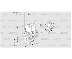 VCD1E25R/25R05D-50NWL/PPBY/PPPP (88102792) Регулятор давления Kromschroder