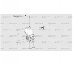 VAS1E15R/15R05FNWL/PP/PP (88105706) Газовый клапан Kromschroder