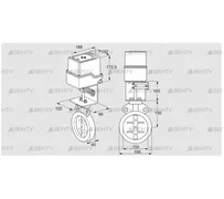 IDR150Z03D100AU/50-30Q20E (88302809) Дроссельная заслонка Kromschroder