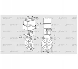 IDR150Z03D100AU/50-30Q20E (88302809) Дроссельная заслонка Kromschroder