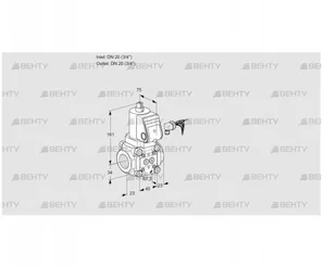 VAN120R/NK (88012155) Сбросной газовый клапан Kromschroder