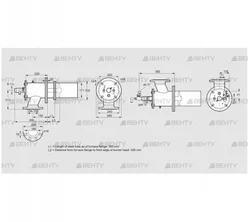 ZIC 165RBL-300/335-(20)D (84246547) Газовая горелка Kromschroder