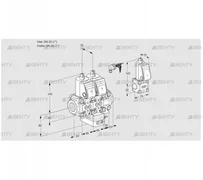 VCG1E25R/25R05NGEVWR/PPPP/PPZS (88104406) Клапан с регулятором соотношения Kromschroder